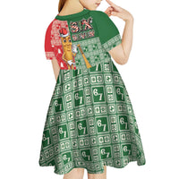 Six Seven Christmas Kid Short Sleeve Dress Funny Tung Tung Tung Sahur - Wonder Print Shop