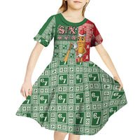 Six Seven Christmas Kid Short Sleeve Dress Funny Tung Tung Tung Sahur - Wonder Print Shop