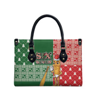 Six Seven Christmas Leather Bag Funny Tung Tung Tung Sahur - Wonder Print Shop
