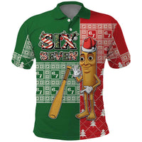 Six Seven Christmas Polo Shirt Funny Tung Tung Tung Sahur - Wonder Print Shop