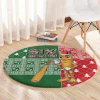 Six Seven Christmas Round Carpet Funny Tung Tung Tung Sahur - Wonder Print Shop