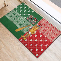 Six Seven Christmas Rubber Doormat Funny Tung Tung Tung Sahur - Wonder Print Shop