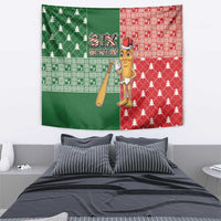 Six Seven Christmas Tapestry Funny Tung Tung Tung Sahur - Wonder Print Shop