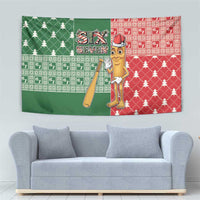 Six Seven Christmas Tapestry Funny Tung Tung Tung Sahur - Wonder Print Shop