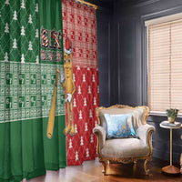 Six Seven Christmas Window Curtain Funny Tung Tung Tung Sahur - Wonder Print Shop