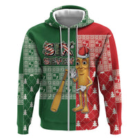 Six Seven Christmas Zip Hoodie Funny Tung Tung Tung Sahur - Wonder Print Shop
