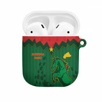 Football Burkina Faso AirPods Case Rising Star And Horse Sport Style - Wonder Print Shop