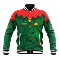 Custom Football Burkina Faso Baseball Jacket Rising Star And Horse Sport Style - Wonder Print Shop