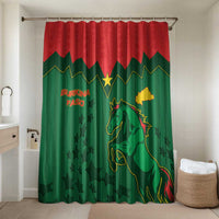 Football Burkina Faso Bathroom Set Rising Star And Horse Sport Style - Wonder Print Shop