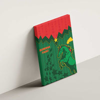 Football Burkina Faso Canvas Wall Art Rising Star And Horse Sport Style - Wonder Print Shop