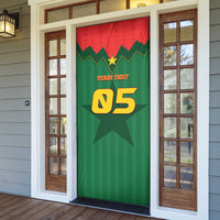 Custom Football Burkina Faso Door Cover Rising Star And Horse Sport Style - Wonder Print Shop