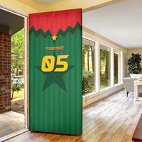 Custom Football Burkina Faso Door Cover Rising Star And Horse Sport Style - Wonder Print Shop