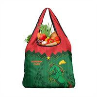 Football Burkina Faso Grocery Bag Rising Star And Horse Sport Style - Wonder Print Shop