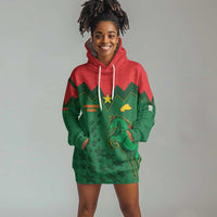 Custom Football Burkina Faso Hoodie Dress Rising Star And Horse Sport Style - Wonder Print Shop