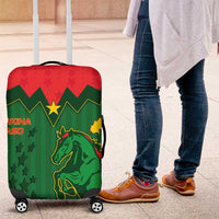 Football Burkina Faso Luggage Cover Rising Star And Horse Sport Style - Wonder Print Shop