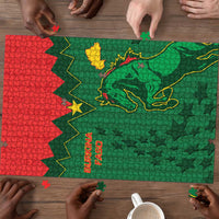 Football Burkina Faso Puzzle Rising Star And Horse Sport Style - Wonder Print Shop