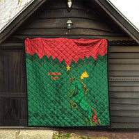 Football Burkina Faso Quilt Rising Star And Horse Sport Style - Wonder Print Shop
