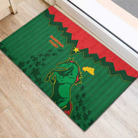 Football Burkina Faso Rubber Doormat Rising Star And Horse Sport Style - Wonder Print Shop