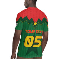 Custom Football Burkina Faso Rugby Jersey Rising Star And Horse Sport Style - Wonder Print Shop