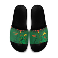 Football Burkina Faso Slide Sandals Rising Star And Horse Sport Style - Wonder Print Shop