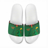 Football Burkina Faso Slide Sandals Rising Star And Horse Sport Style - Wonder Print Shop