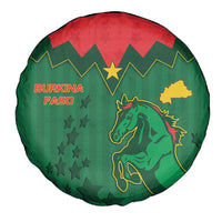 Football Burkina Faso Spare Tire Cover Rising Star And Horse Sport Style - Wonder Print Shop
