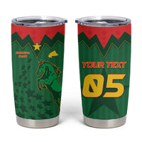 Custom Football Burkina Faso Tumbler Cup Rising Star And Horse Sport Style - Wonder Print Shop