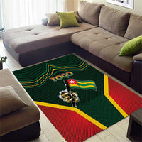 Togo Area Rug Lion Claw Flag Sport Style - Wonder Print Shop