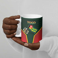 Personalized Togo Ceramic Mug Lion Claw Flag Sport Style - Wonder Print Shop