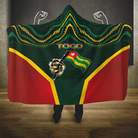 Togo Hooded Blanket Lion Claw Flag Sport Style - Wonder Print Shop