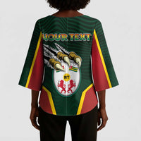 Personalized Togo Kimono Sleeve Blouse Lion Claw Flag Sport Style - Wonder Print Shop