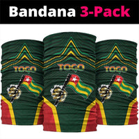 Togo Neck Gaiter Lion Claw Flag Sport Style - Wonder Print Shop