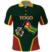 Personalized Togo Polo Shirt Lion Claw Flag Sport Style - Wonder Print Shop