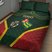 Togo Quilt Bed Set Lion Claw Flag Sport Style - Wonder Print Shop