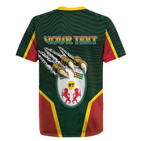 Personalized Togo Rugby Jersey Lion Claw Flag Sport Style - Wonder Print Shop