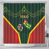 Togo Shower Curtain Lion Claw Flag Sport Style - Wonder Print Shop
