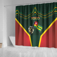 Togo Shower Curtain Lion Claw Flag Sport Style - Wonder Print Shop