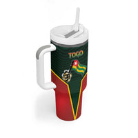 Personalized Togo Tumbler With Handle Lion Claw Flag Sport Style - Wonder Print Shop