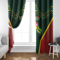 Togo Window Curtain Lion Claw Flag Sport Style - Wonder Print Shop