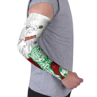 Custom Iran Football Arm Sleeves Leopard Comic Manga Art Style