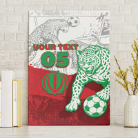 Custom Iran Football Canvas Wall Art Leopard Comic Manga Art Style