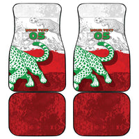 Custom Iran Football Car Mats Leopard Comic Manga Art Style