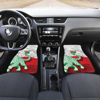 Custom Iran Football Car Mats Leopard Comic Manga Art Style