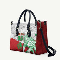 Custom Iran Football Leather Bag Leopard Comic Manga Art Style
