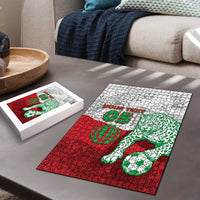 Custom Iran Football Puzzle Leopard Comic Manga Art Style