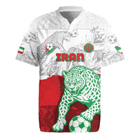 Custom Iran Football Rugby Jersey Leopard Comic Manga Art Style