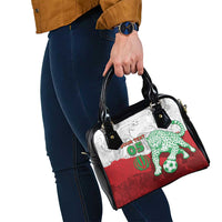 Custom Iran Football Shoulder Handbag Leopard Comic Manga Art Style
