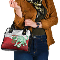 Custom Iran Football Shoulder Handbag Leopard Comic Manga Art Style