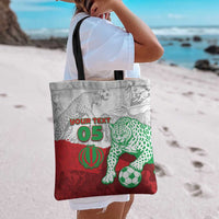 Custom Iran Football Tote Bag Leopard Comic Manga Art Style