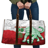 Custom Iran Football Travel Bag Leopard Comic Manga Art Style